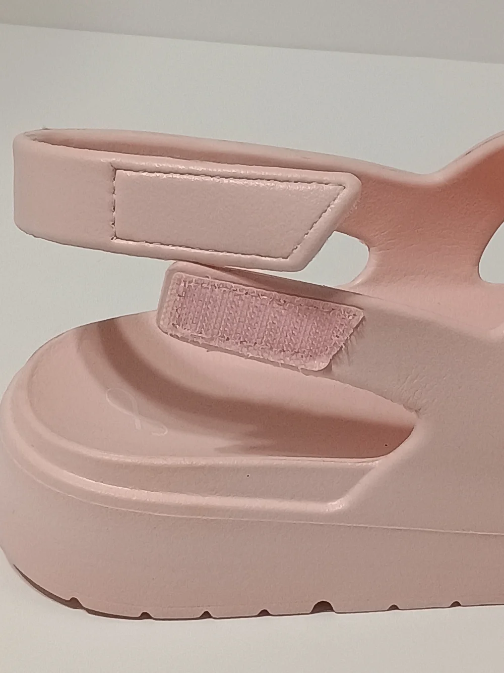 Freely Light Pink Platform Sport Sandals Casual Velcro Strap Shoes - Picture 4 of 6